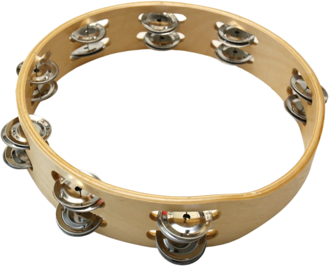 대만산 탬버린 스틸 나무 원형 반달모양 멀티 노래방탬버린 홈 파티 용품, 나무 탬버린-원형, 1개