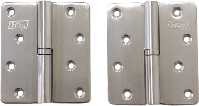 YottaCHKM 스텐 분리형 경첩 방문 화장실문 목문 힌지, 철문피스, 우타입, 1개