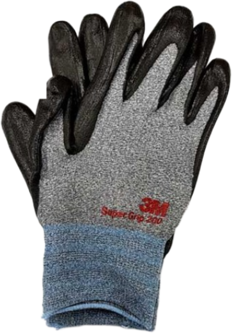쓰리엠 슈퍼그립 200 장갑 양손 세트 그레이, 2개