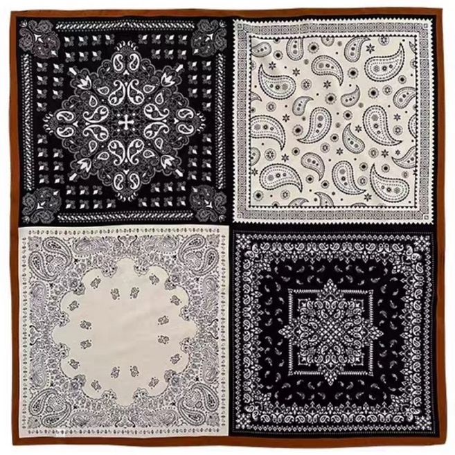 위드주얼리 100% 실크 여성스카프 사계절 필수 아이템 고급적인 2가지 스타일 실크 스카프