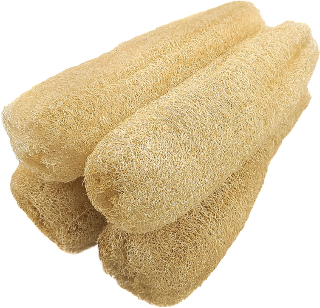 달빛풍선 제로웨이스트 주방 천연수세미 20cm 4개1세트, 1세트, 4개