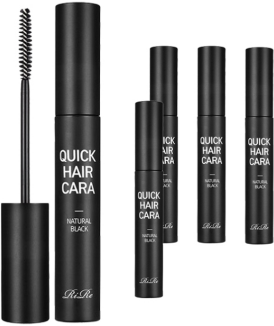 RiRe 快速補色遮髮膏 10g, Natural Black, 5支