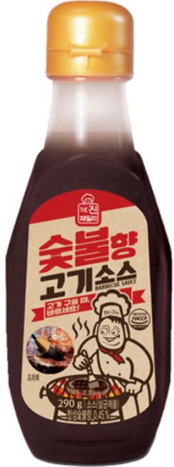 진미 숯불향 고기소스, 290g, 1개