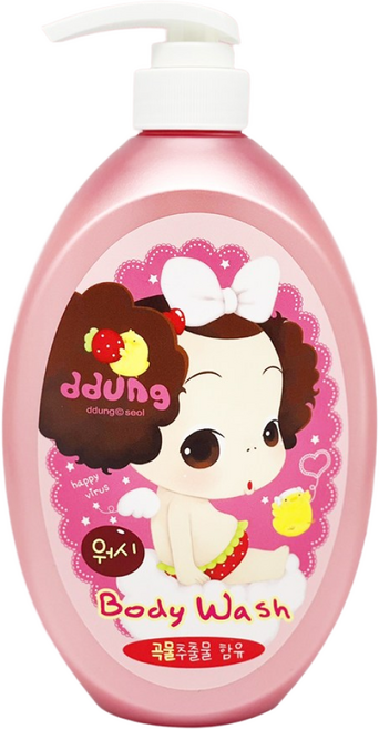 뚱 베이비 바디워시, 750ml, 2개