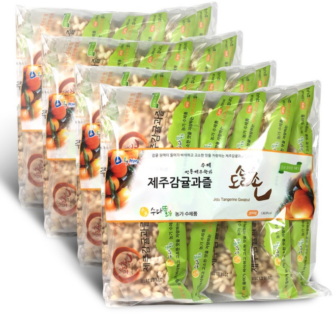 도솔촌 제주 감귤 과즐, 4세트, 300g