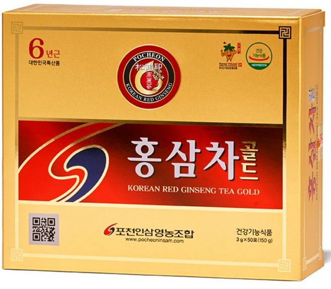포천홍삼 홍삼차50포, 150g, 1개