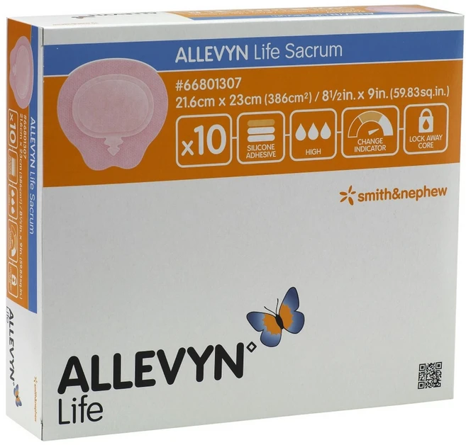 알레빈 라이프 세이크럼 23cmx21.6cm (10매) Allevyn 욕창 스미스앤드네퓨 - 쿠팡