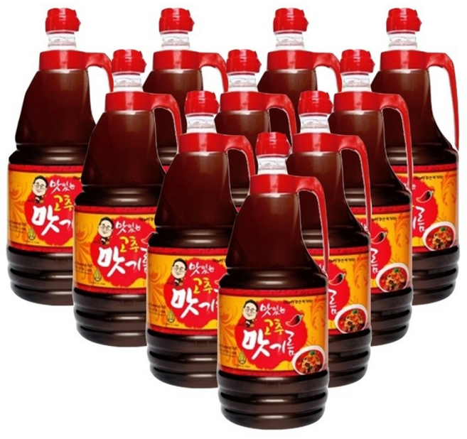 호재식품 [대용량 식당용 업소용]맛있는 고추맛기름1.8Lx10, 1.8L, 10개