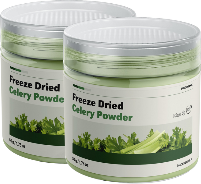 푸로가닉 동결건조 샐러리 가루, 2개, 50g