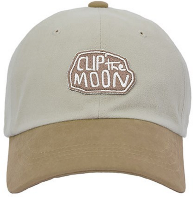 클립더문 - 락캡 투톤 베이지 오버핏 볼캡