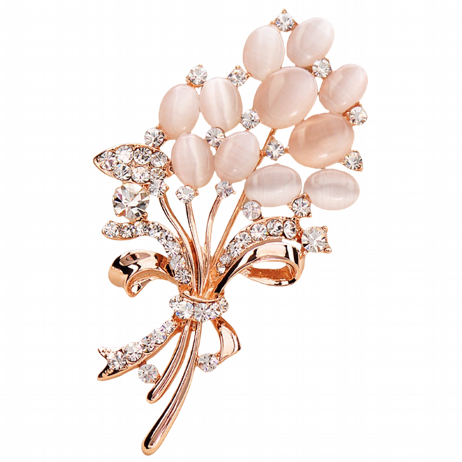 툴이모니 로즈골드 인기만점 여성브로치