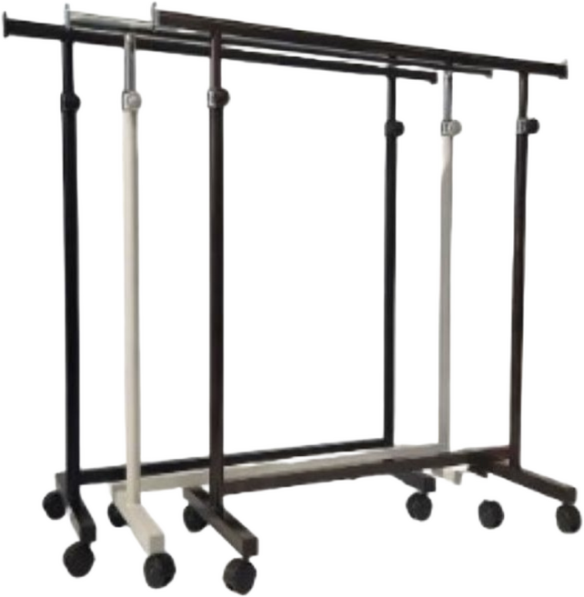 도도한라이프 옷가게 행거 매장용 파이프 100, 블랙