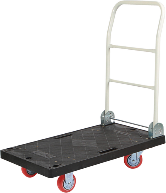 크린핏 접이식 구루마 사각대차 검정, 1개