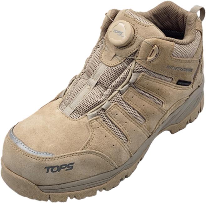 탑스 다이얼 방수 6인치 안전화 KCS 인증 사막화