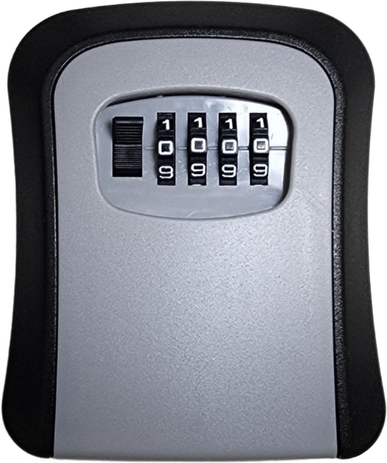 튼튼 비밀번호 열쇠 보관함 키박스 펜션 현관 창고, 그레이, 1개