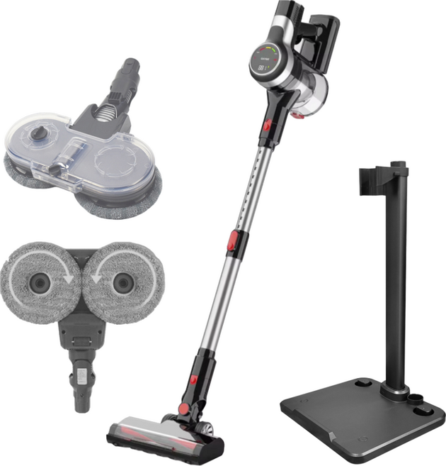 웰스톰 무선청소기 BLDC 진공청소기+물걸레+거치대 VC310, 단일