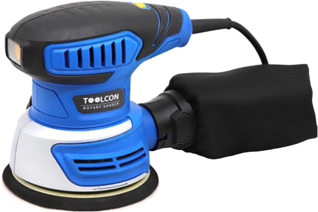 240W 5인치 전기 원형샌더 센더기 전기사포 샌딩페이퍼10매포함구성, 1개