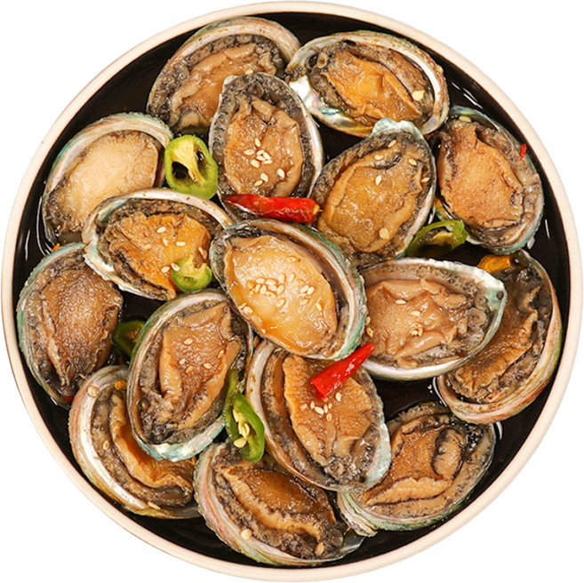 국산 전복장조림 완도전복장1kg, 1kg, 1개