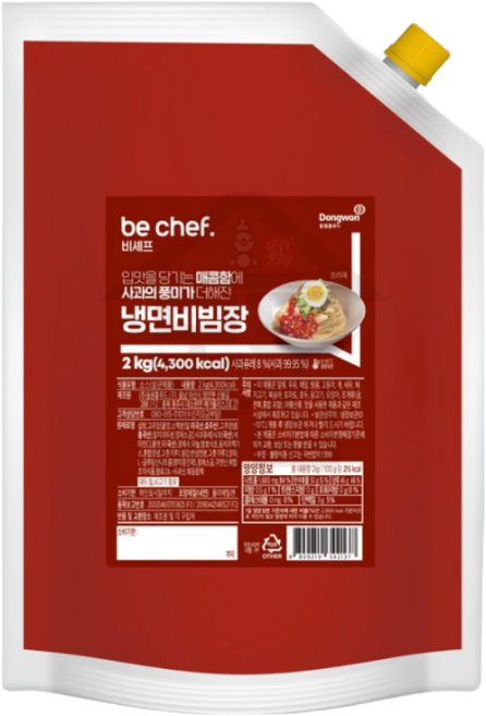 동원홈푸드 냉면비빔장, 2kg, 1개