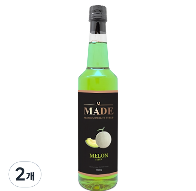 메이드 메론시럽, 1kg, 2개