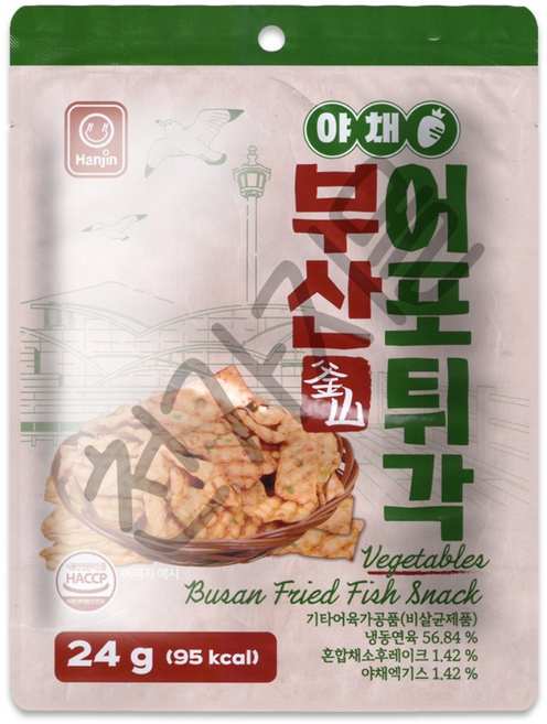 한진 부산어포튀각 야채맛, 1개, 24g