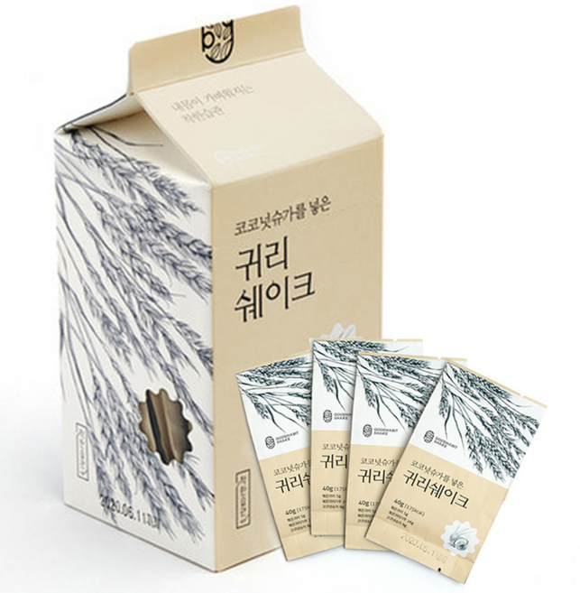 착한습관 코코넛슈가를 넣은 귀리 쉐이크 4개입, 160g, 1개