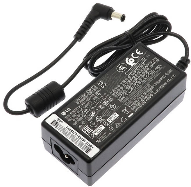 LG 정품 모니터19V 1.6A 2.1A 40W 어댑터 ADS-40FSG-19 29UM57 전용, 1개, 어댑터+케이블