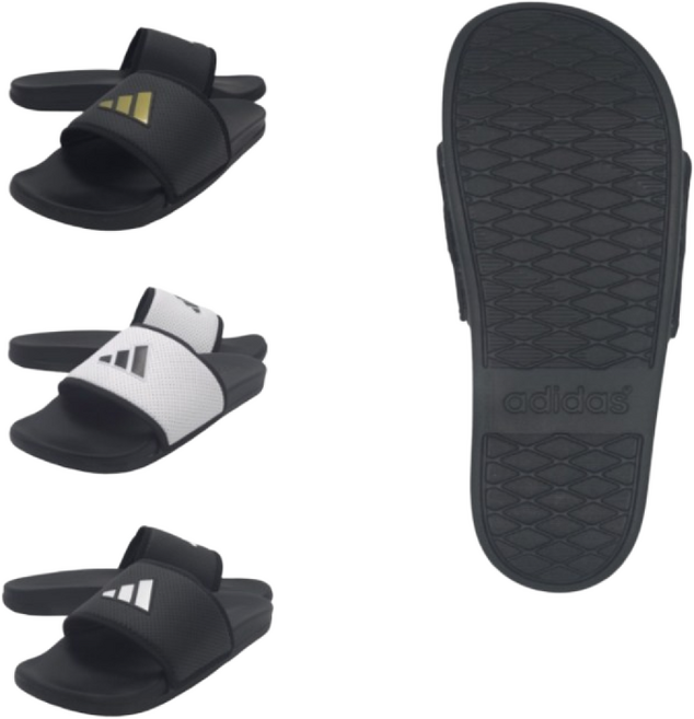 2025 아디다스 남녀공용 여름 사무용 시원한 슬리퍼 아딜렛 컴포트 슬라이