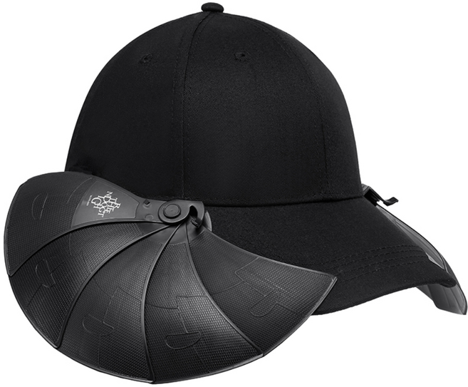 자외선차단 썬캡 골프 낚시 등산 모자 남녀공용 버드윙 탈부착 (모자+버드윙) 1세트