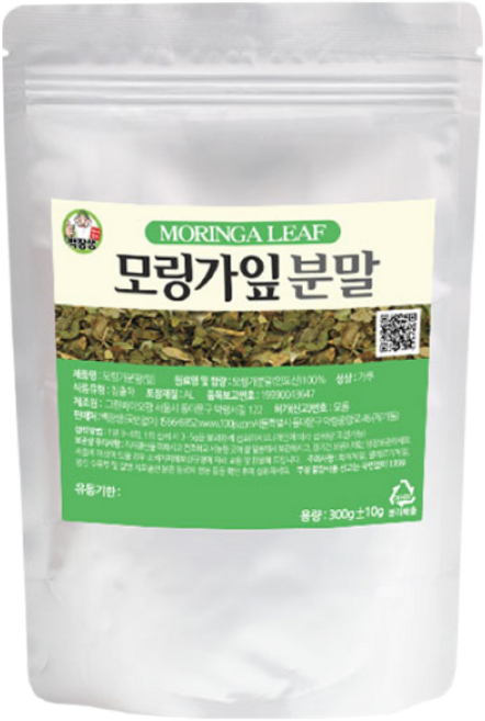 백장생 모링가잎분말, 300g, 4개