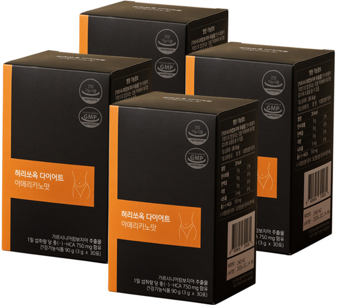 HEALTHOUSE 허리쏘옥 다이어트 아메리카노맛, 90g, 4개