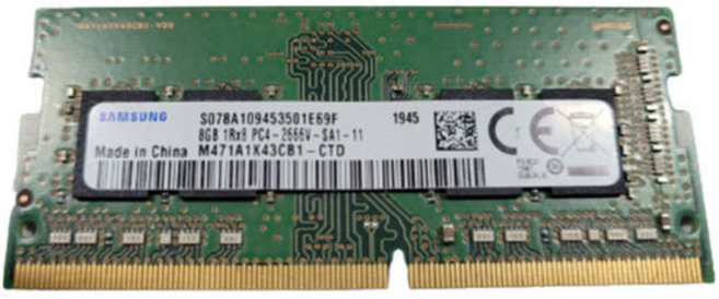 삼성 SK하이닉스 마이크론 노트북 DDR4 8GB 2666MHz SO-DIMM 정품 메모리 업그레이드, 1개