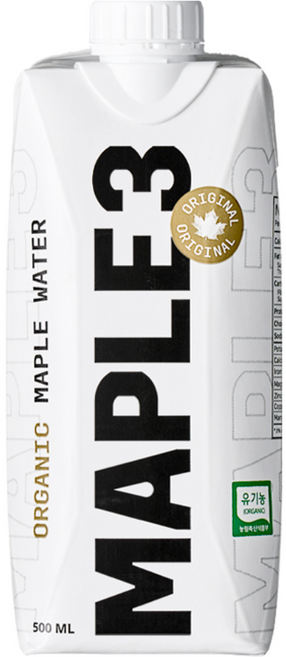 메이플쓰리 오가닉 메이플워터, 메이플워터 500ml X 24개_◈209725539◈