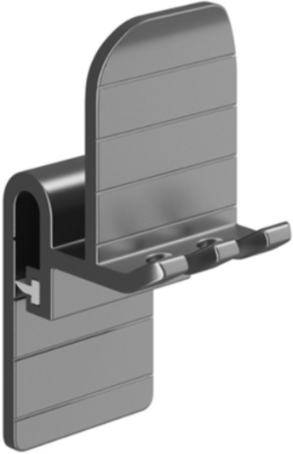 Eclatte 무타공 공중부양 스테인레스 치약칫솔 걸이, 1개, 그레이