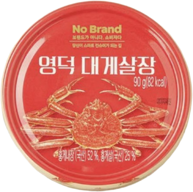 노브랜드 영덕 대게살장, 3개, 90g