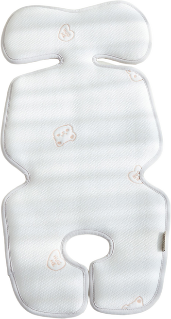 베베누보 닿자마자 시원한 하이퍼닉 듀라론 냉감 유모차 쿨시트, 허그미베어, 1개