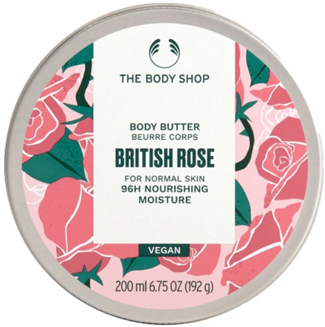더바디샵 바디 버터 브리티쉬 로즈향, 200ml, 1개 - 쿠팡