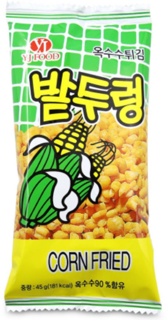 추억의 과자 밭두렁 옥수수스낵, 45g, 20개