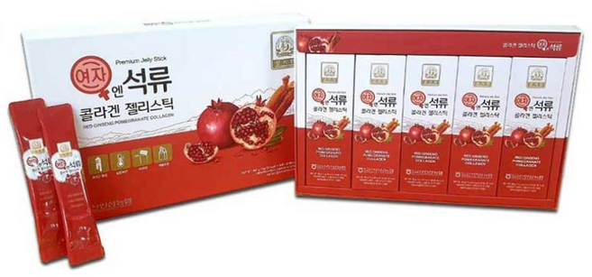(농협) 여자엔석류 콜라겐 젤리스틱 15g*30 (빠른당일배송), 450g