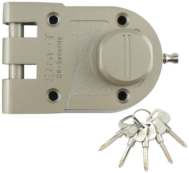 방화문 현관문 보조키 육각 열쇠 잠금장치, 1개