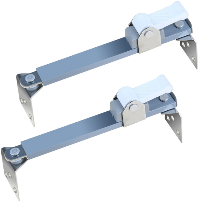 아띠꼴로 TV고정 브라켓 흔들림 넘어짐방지 고정장치 지지대, 그레이, 2개