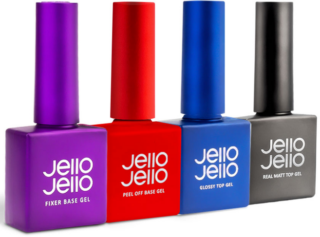 젤로젤로 젤네일 베이직 4종 세트, 1개, 10ml