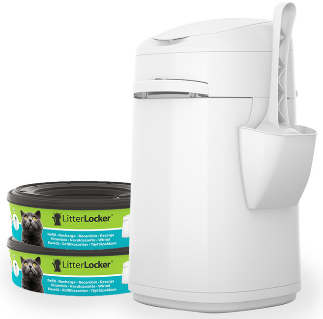 리터락커 플러스 본품과 리필 에어씰 봉투 2개, 화이트, 1세트