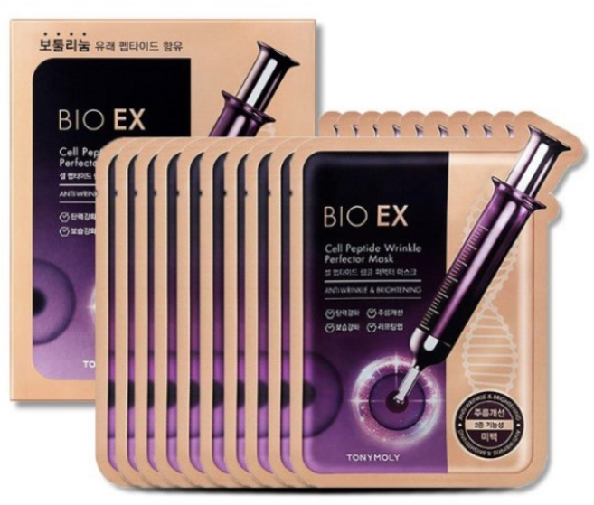 (2개)토니모리 바이오이엑스 링클 퍼펙터 마스크 세트, 10개입, 2개
