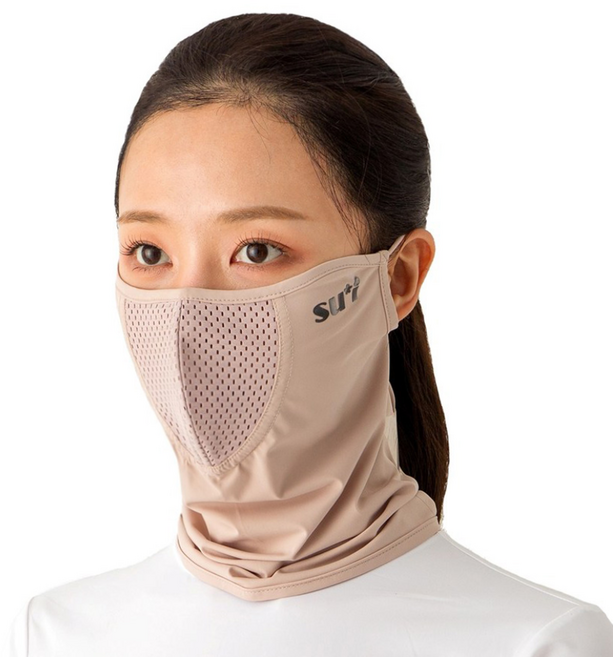 [수이골프 R형] UV 자외선 차단 얼굴 햇빛가리개 골프 등산 조깅 바이크 스포츠 마스크, R-10 스킨, 1개