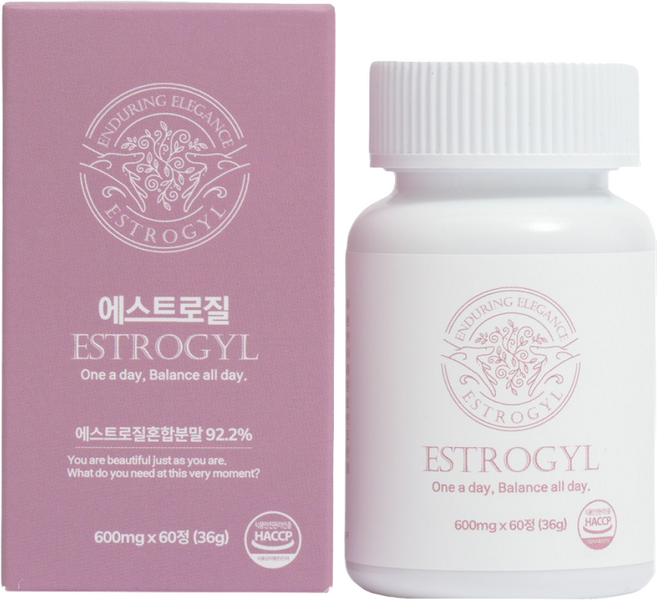 에스트로질 미네랄 유산균, 3개, 60정