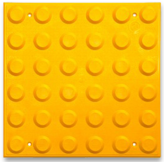 하나 공구[국내생산] 감삽형 피스 고정형 점자블럭 시각장애인분들을 위한 안전 보도 1개, 감삽형 점자블럭 점형(낱개 판매 1pc)