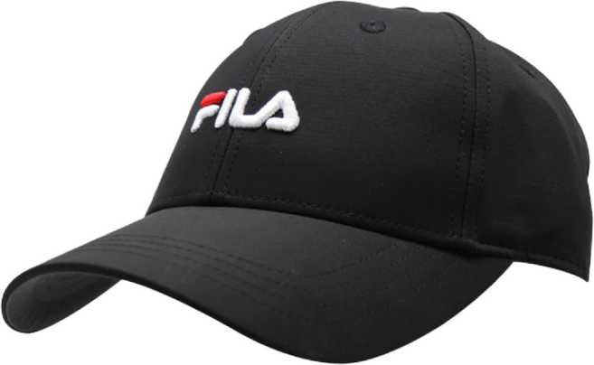 휠라골프 풀로고 캡, 블랙