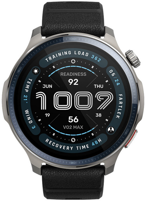 어메이즈핏 스마트워치 Balance 2, GPS + 블루투스, 4.74cm, 블랙