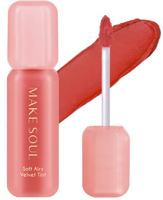 메크쏘울 소프트 에어리 벨벳 틴트, 04 데이코랄무드, 1개